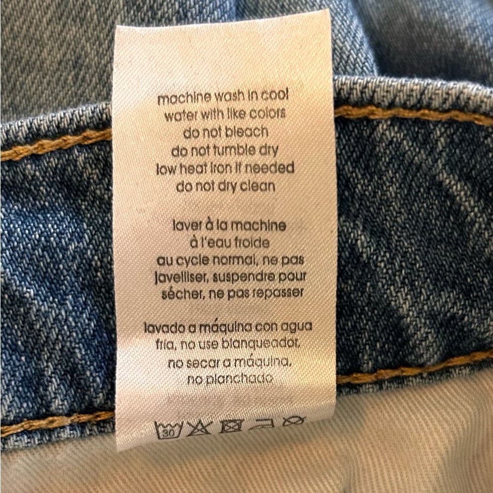 WeWoreWhat High Rise Wide Leg Jeans Light Wash size 25 - Picture 16 of 16